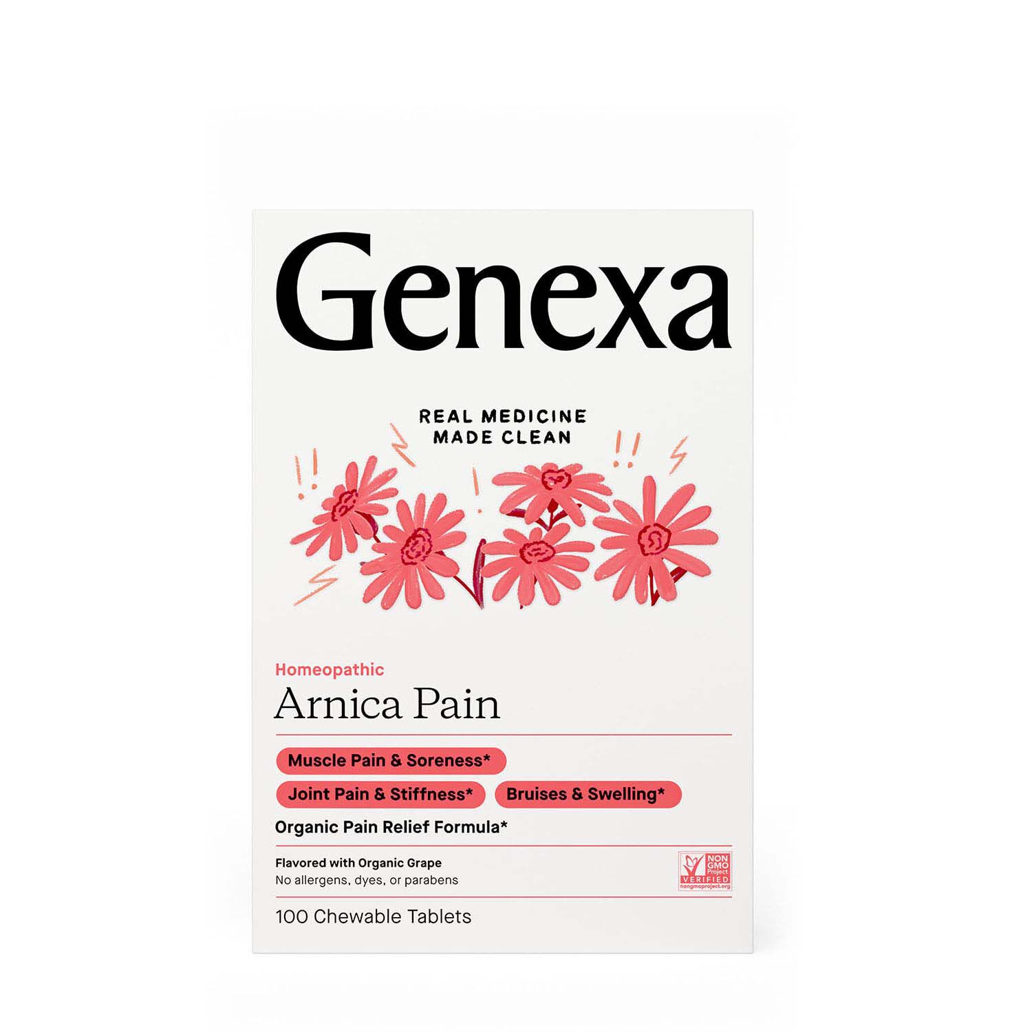 Arnica Pain 100 Chewable Tablets GNC